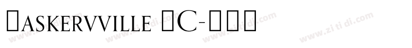 Baskervville SC字体转换